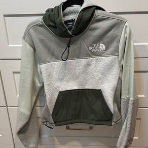 The North Face Green Colorblock Fleece Pullover